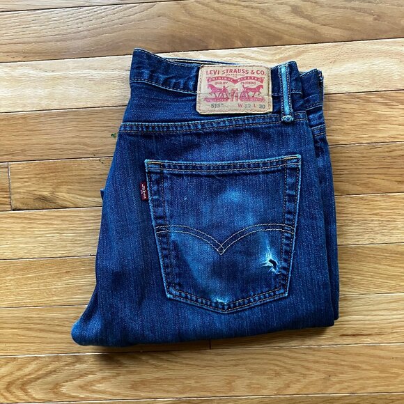 Men's Levi's 513, 32 x 30, Distressed by wear - Picture 1 of 7